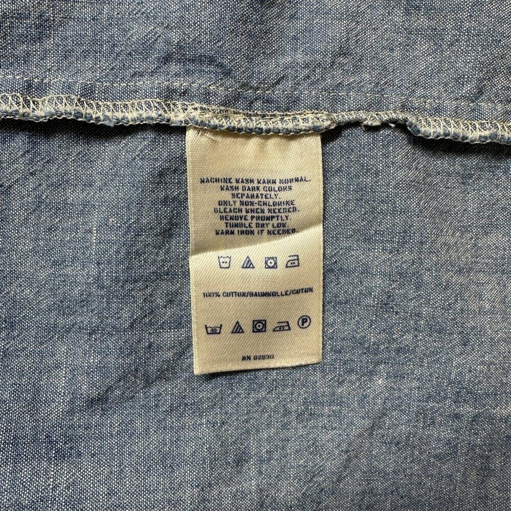 Lands’ End Canvas Chambray Dress Size 2 Classic Casual - Picture 6 of 6